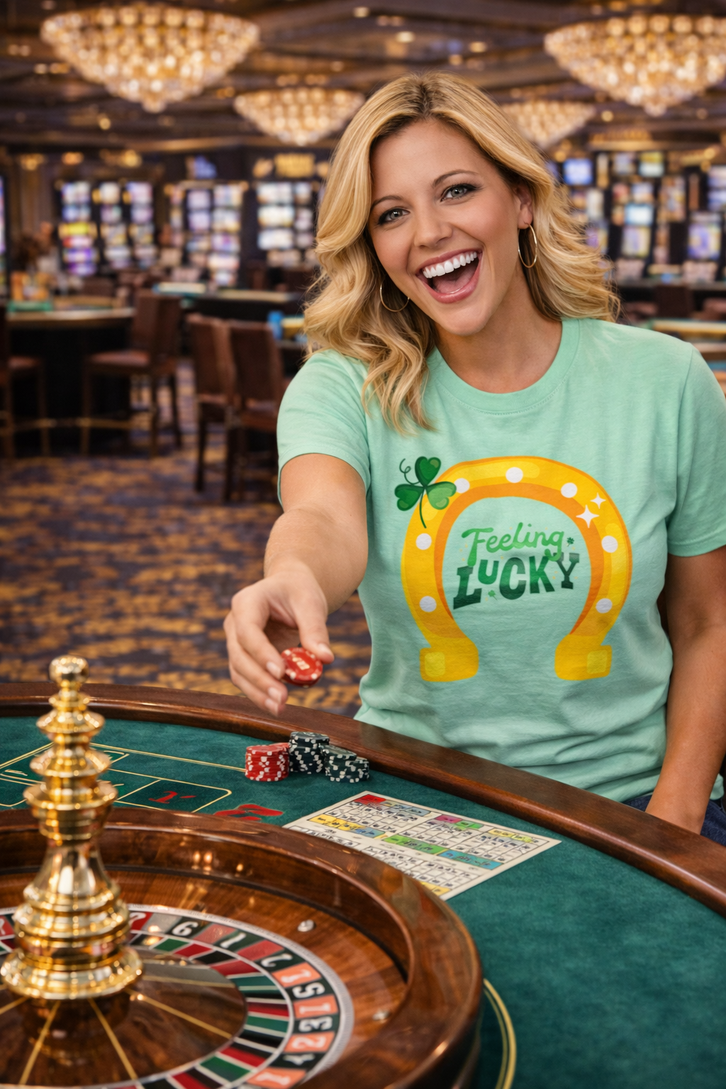 Feeling Lucky Horseshoe T-Shirt — St. Patrick’s Day Lucky Tee