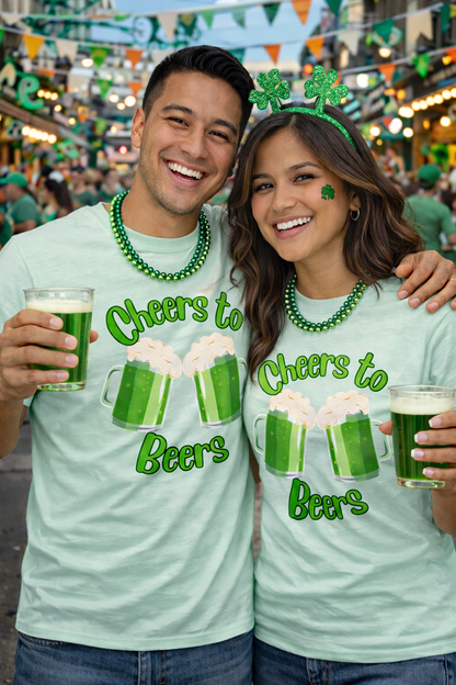 Cheers to Beers St. Patrick's Day T-Shirt —1