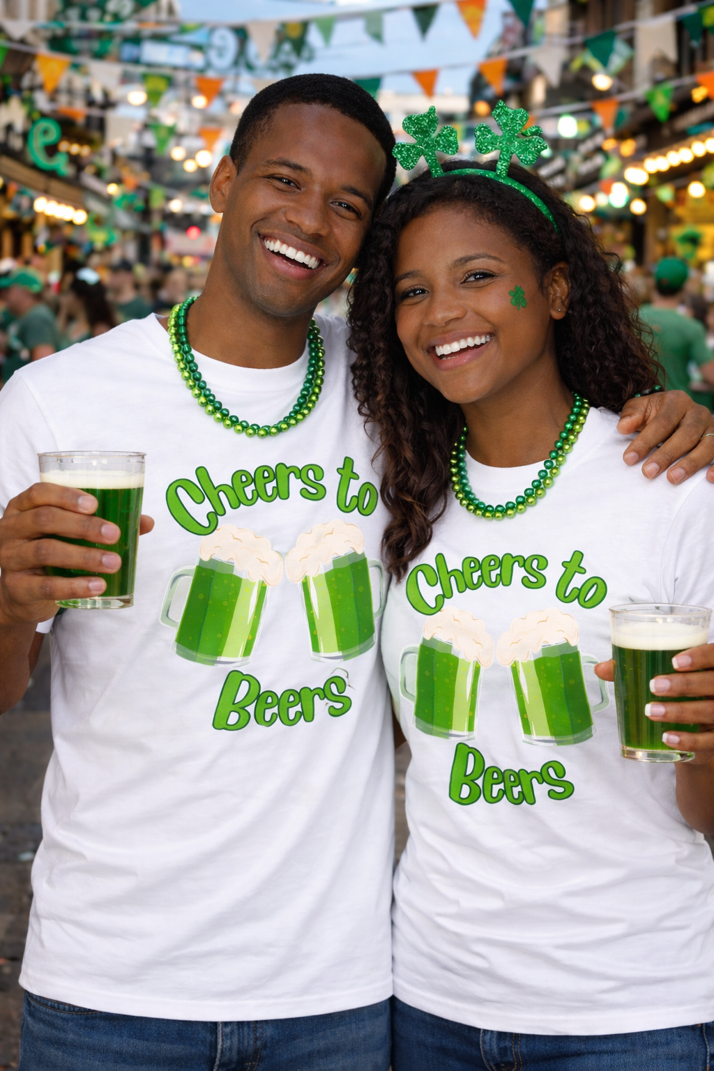 Cheers to Beers St. Patrick's Day T-Shirt —1
