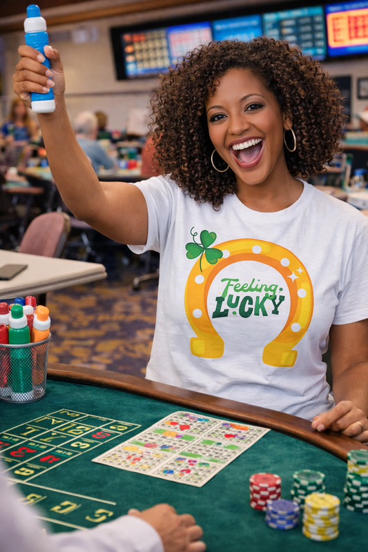 Feeling Lucky Horseshoe T-Shirt — St. Patrick’s Day Lucky Tee
