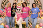 Bougie Bunny Squad T‑Shirt 3 — Cute Easter Bunny & Colorful Eggs Tee