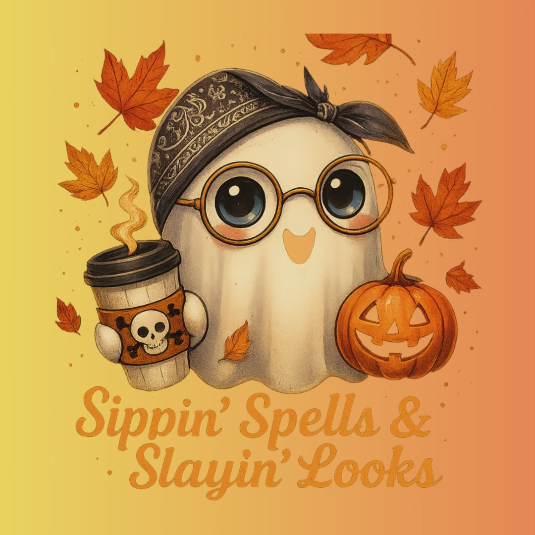 Sippin Spells and Slayin looks Halloween Tee